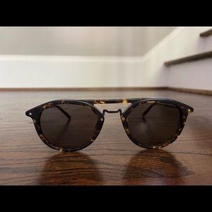 Krewe. Gravier tortoise sunglasses.